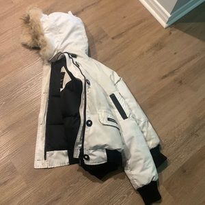 White Canada goose chilliwack bomber